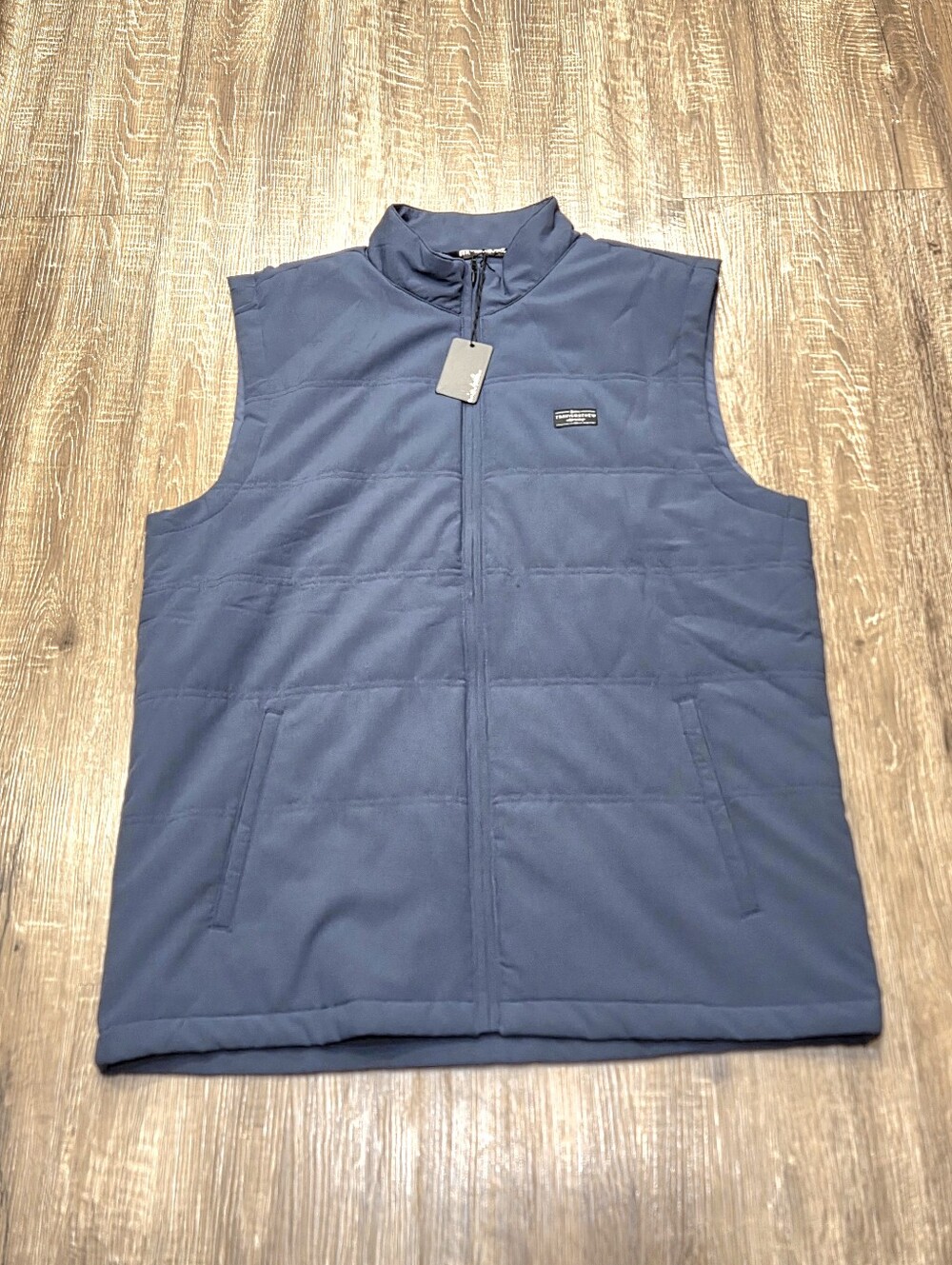 NWT Travis Mathew Interlude Puffer Vest Golf Men's Size Large Blue